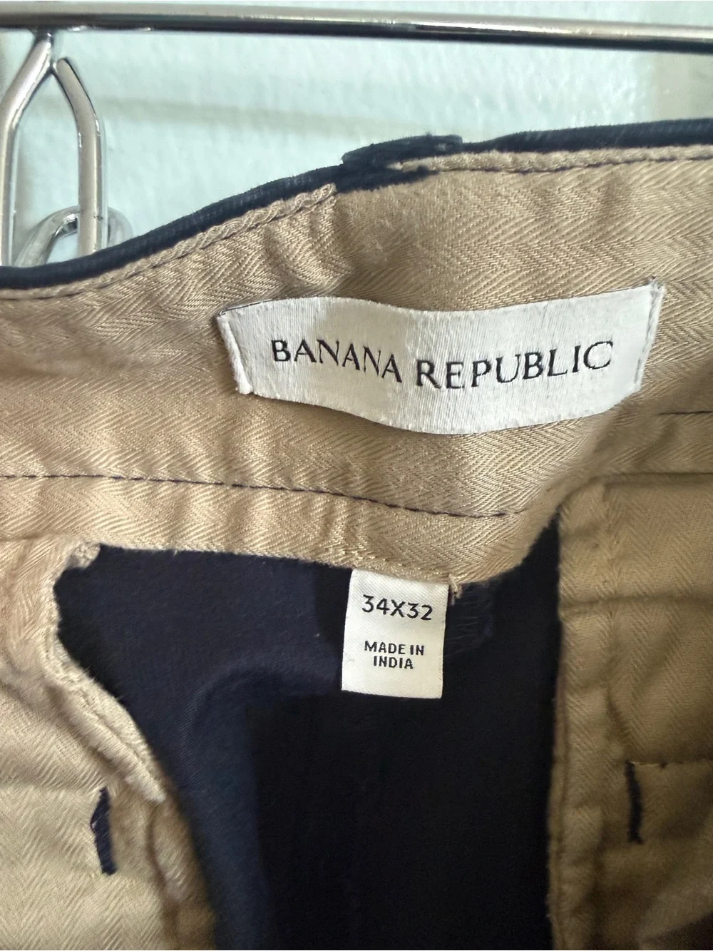 Banana Republic tailored navy